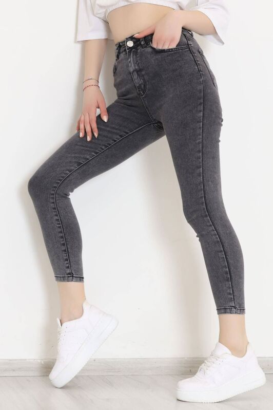 Süper Likra Kot Pantolon Füme7 - 9815.1431. - 4