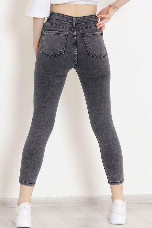 Süper Likra Kot Pantolon Füme7 - 9815.1431. - 5