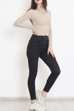 Süper Likra Kot Pantolon Koyufüme1 - 473737.1431. - 4