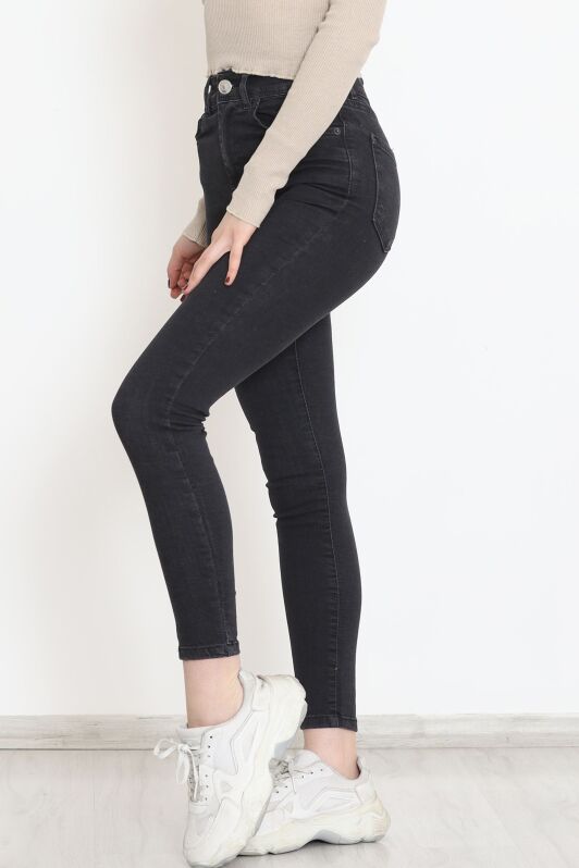 Süper Likra Kot Pantolon Koyufüme1 - 473737.1431. - 7