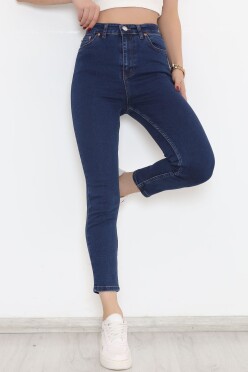Süper Likra Kot Pantolon Koyumavi1 - 9815.1431. - 1