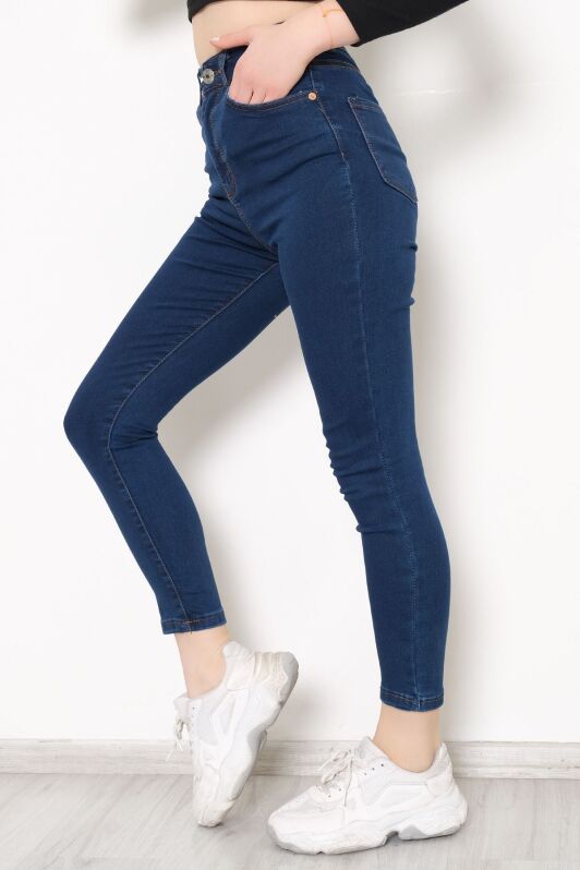 Süper Likra Kot Pantolon Koyumavi2 - 9815.1431. - 4