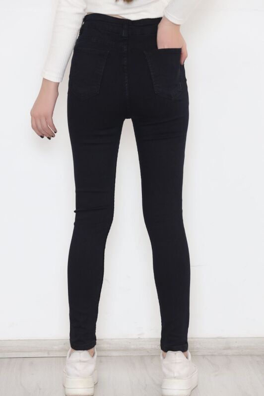 Süper Likra Kot Pantolon Lacivert2 - 9815.1431. - 5