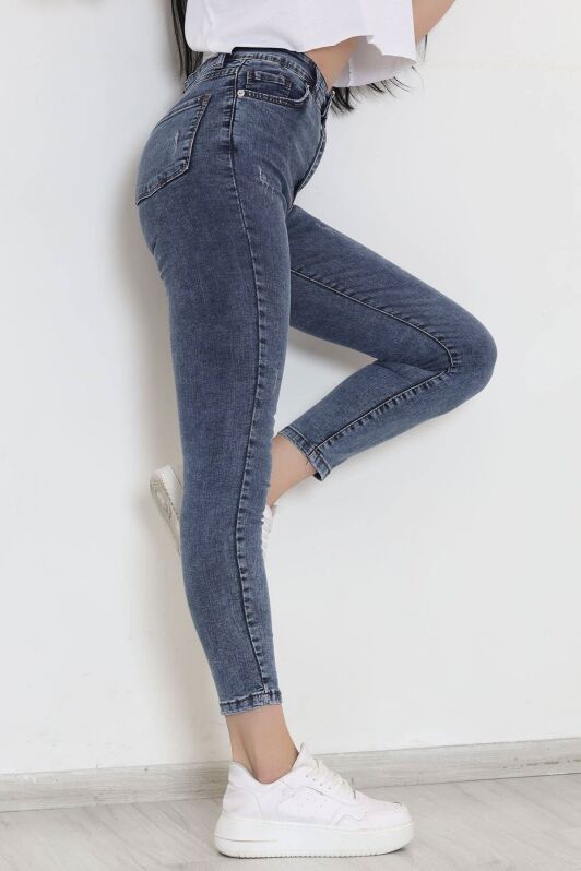 Süper Likra Kot Pantolon Mavi1 - 9815.1431. - 3