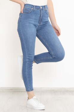 Süper Likra Kot Pantolon Mavi3 - 9815.1431. - 3