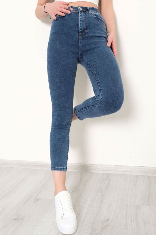 Süper Likra Kot Pantolon Mavi4 - 9815.1431. - 5