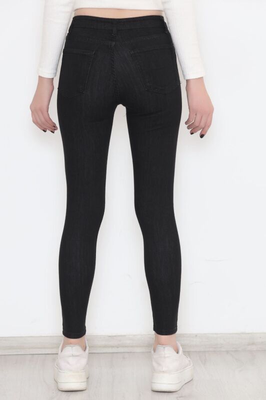 Süper Likra Kot Pantolon Siyah1 - 9815.1431. - 4