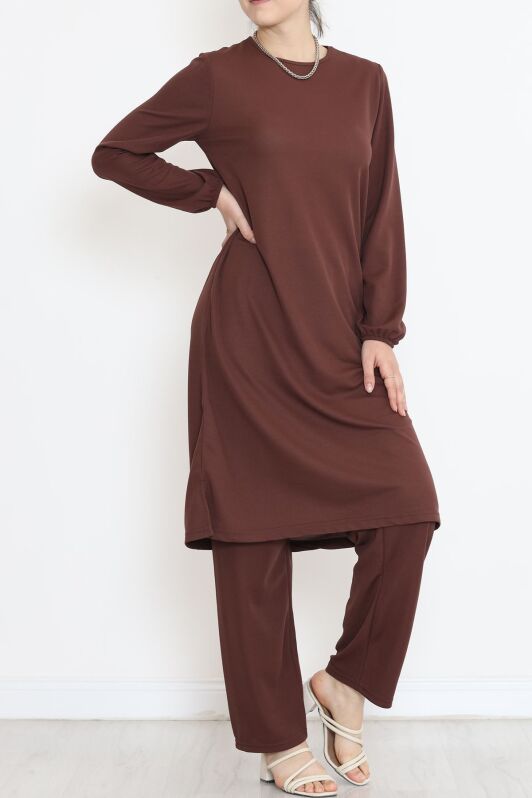 Tunik Takım Kahve - 10016.1778. - 3