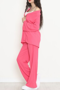 Uzun Kimono Takım Fuşya - 722.1247. - 3