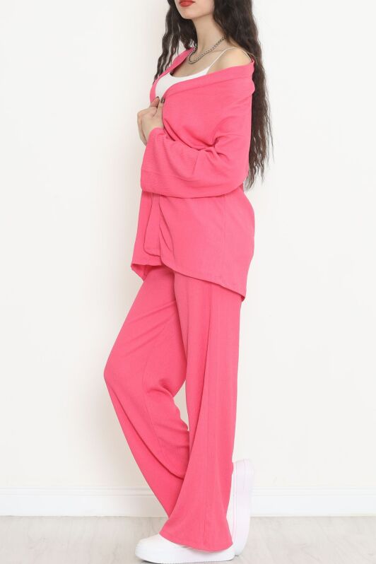Uzun Kimono Takım Fuşya - 722.1247. - 3
