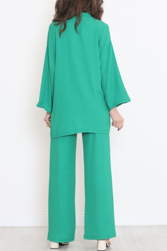 Uzun Kimono Takım Yeşil - 722.1247. - 4